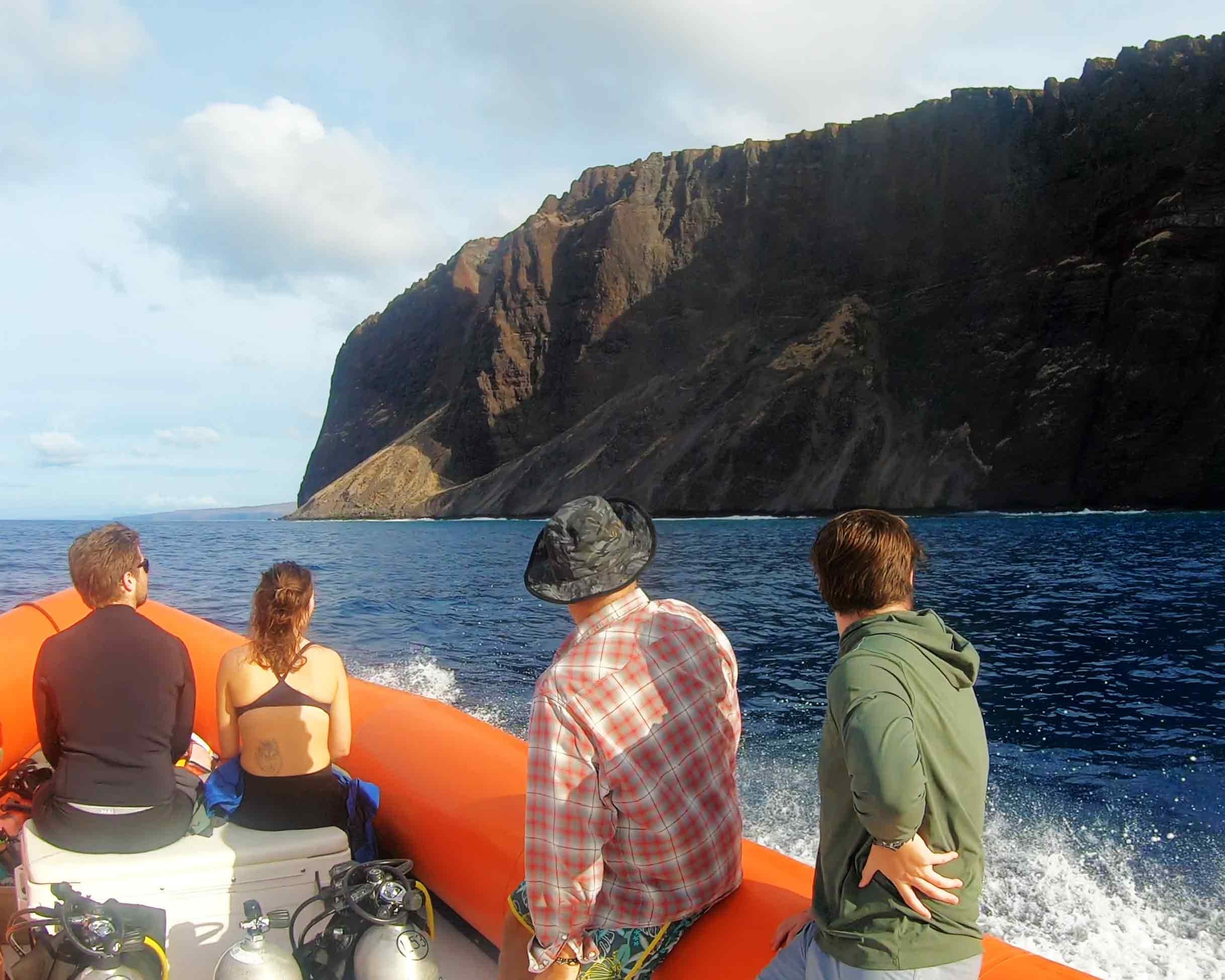 SCUBA Lana'i 3 Tank Expedition Private Charter in Hawaii