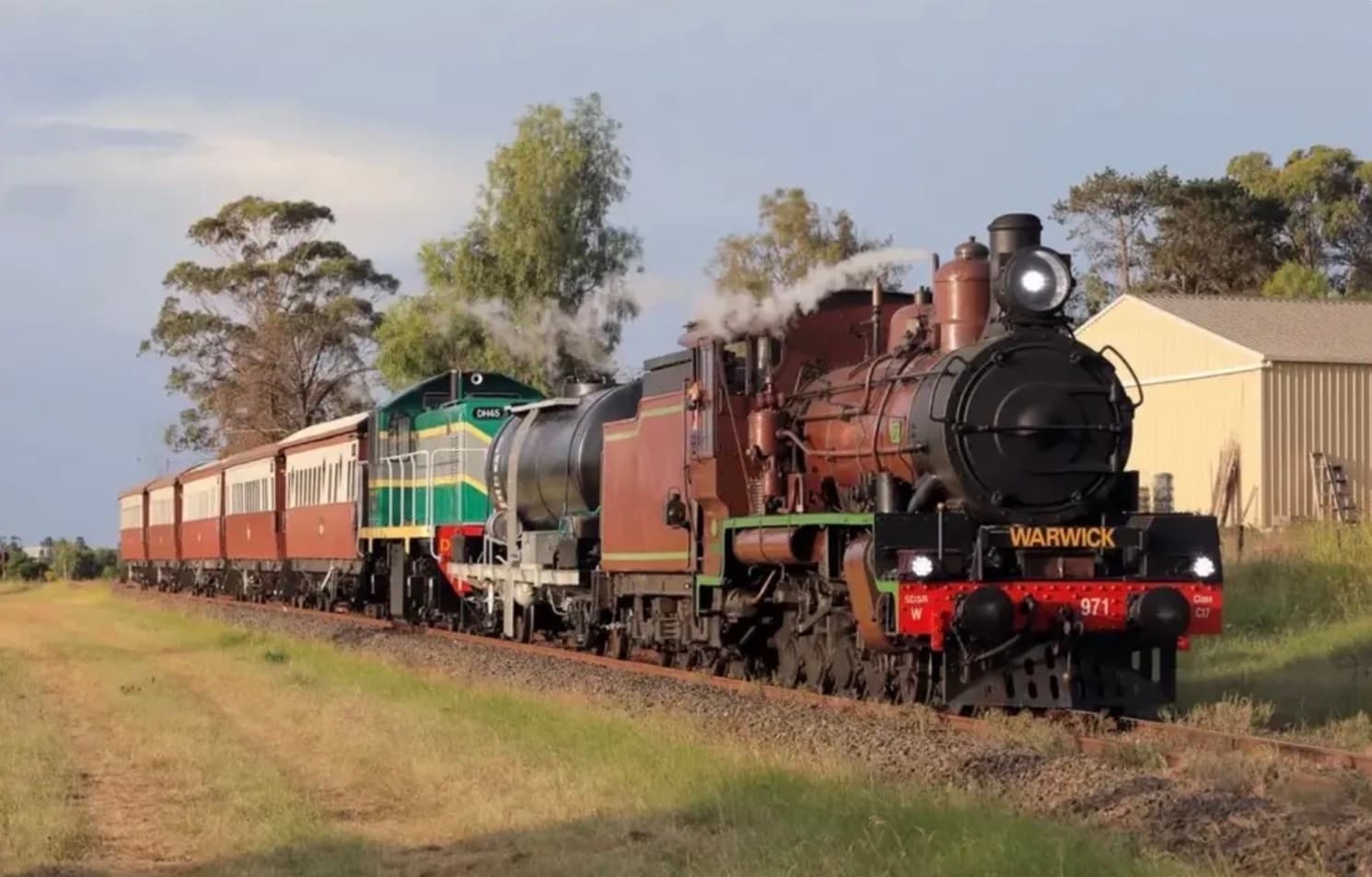 Heritage Train Day: Goondiwindi to Warwick with Inglewood Station Lunch