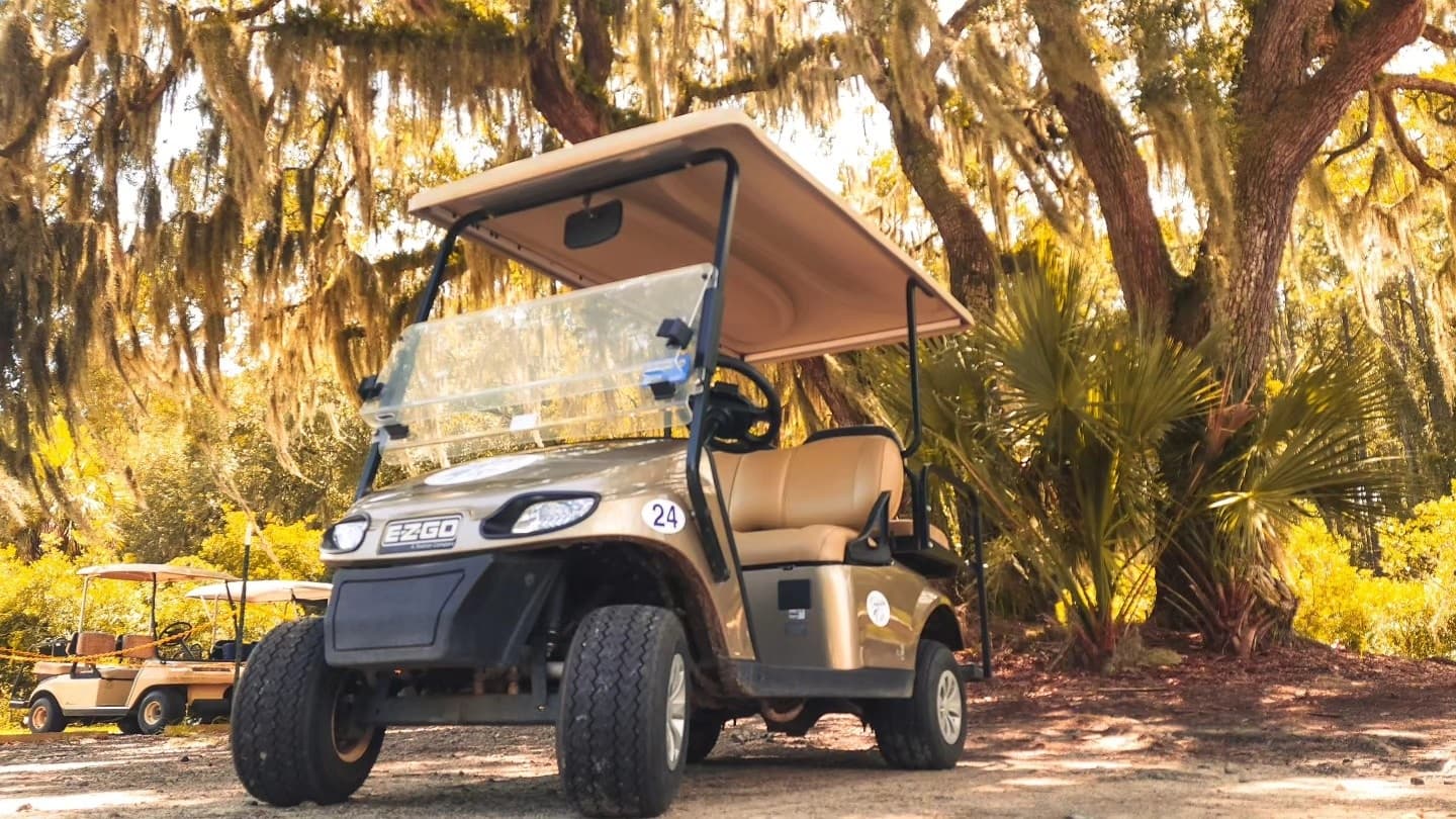 Explore Daufuskie Island with a Daily 4-Passenger Golf Cart Rental
