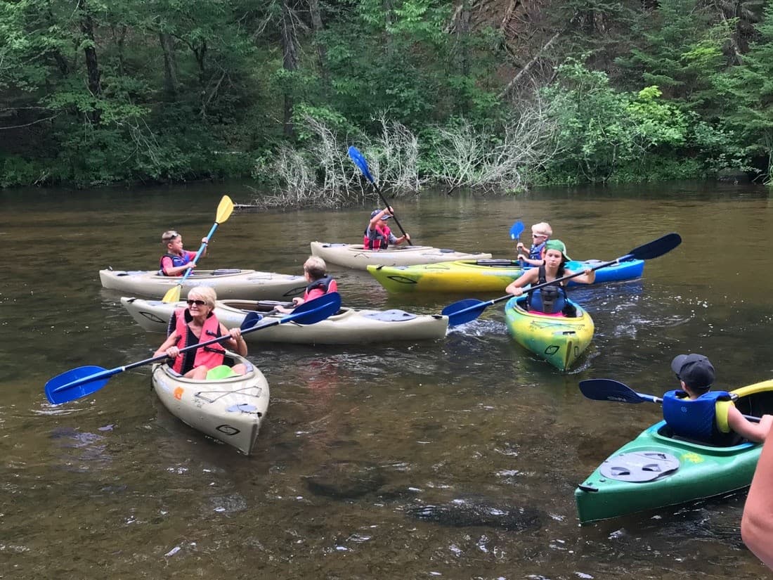 Winneboujou to Brule: 4-Mile Pine-Lined Float on Brule River, Wisconsin
