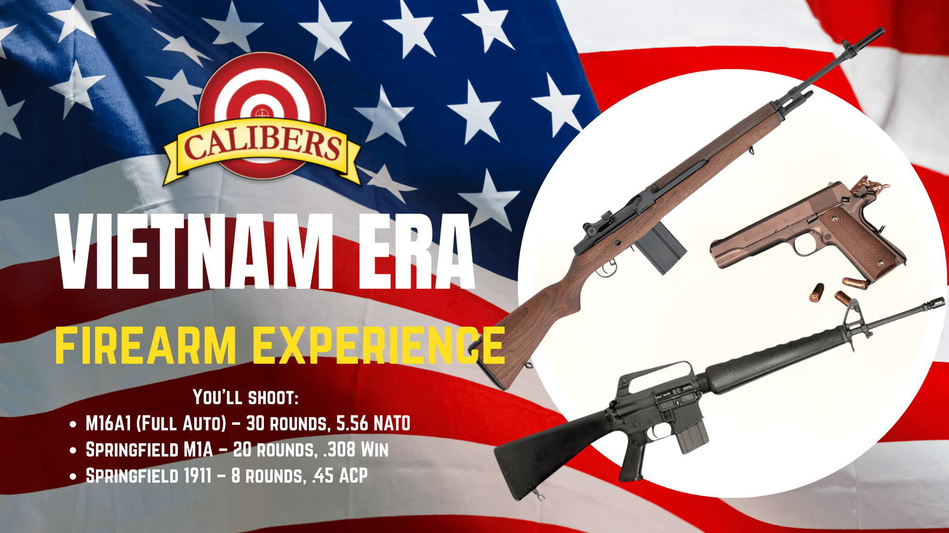 Fire the Legends: Vietnam-Era Full-Auto M16A1, M1A & 1911 — Albuquerque Range Experience photo 2