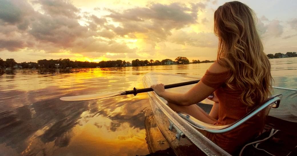 Clear Kayaking on Winter Park Lakes with Get Up and Go