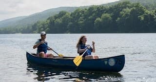 Water Activities with Chamberlain Canoes on Delaware River