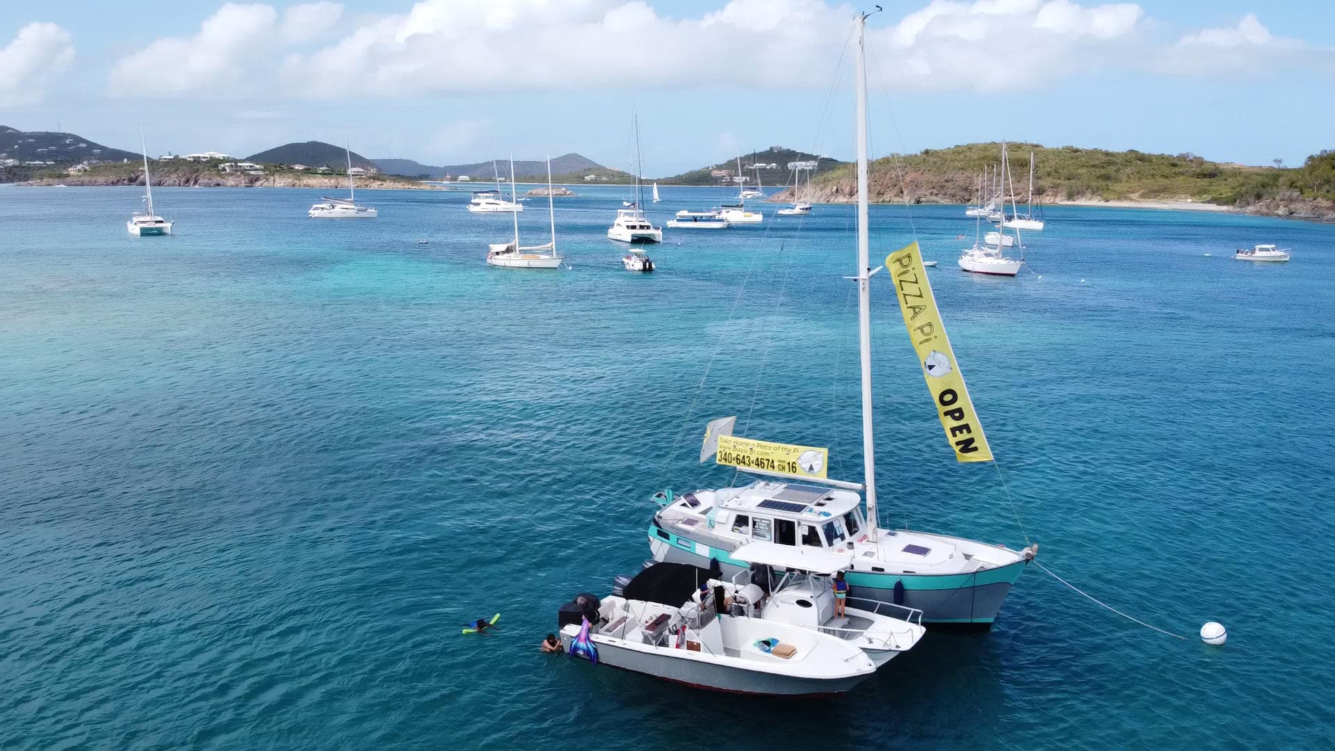 Pizza PI Sunset Cruise in St. John, U.S. Virgin Islands