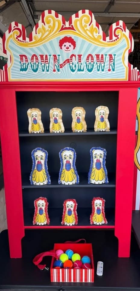 Bring Midway Magic to Gulf Shores: Rent the Down the Clown Carnival Game