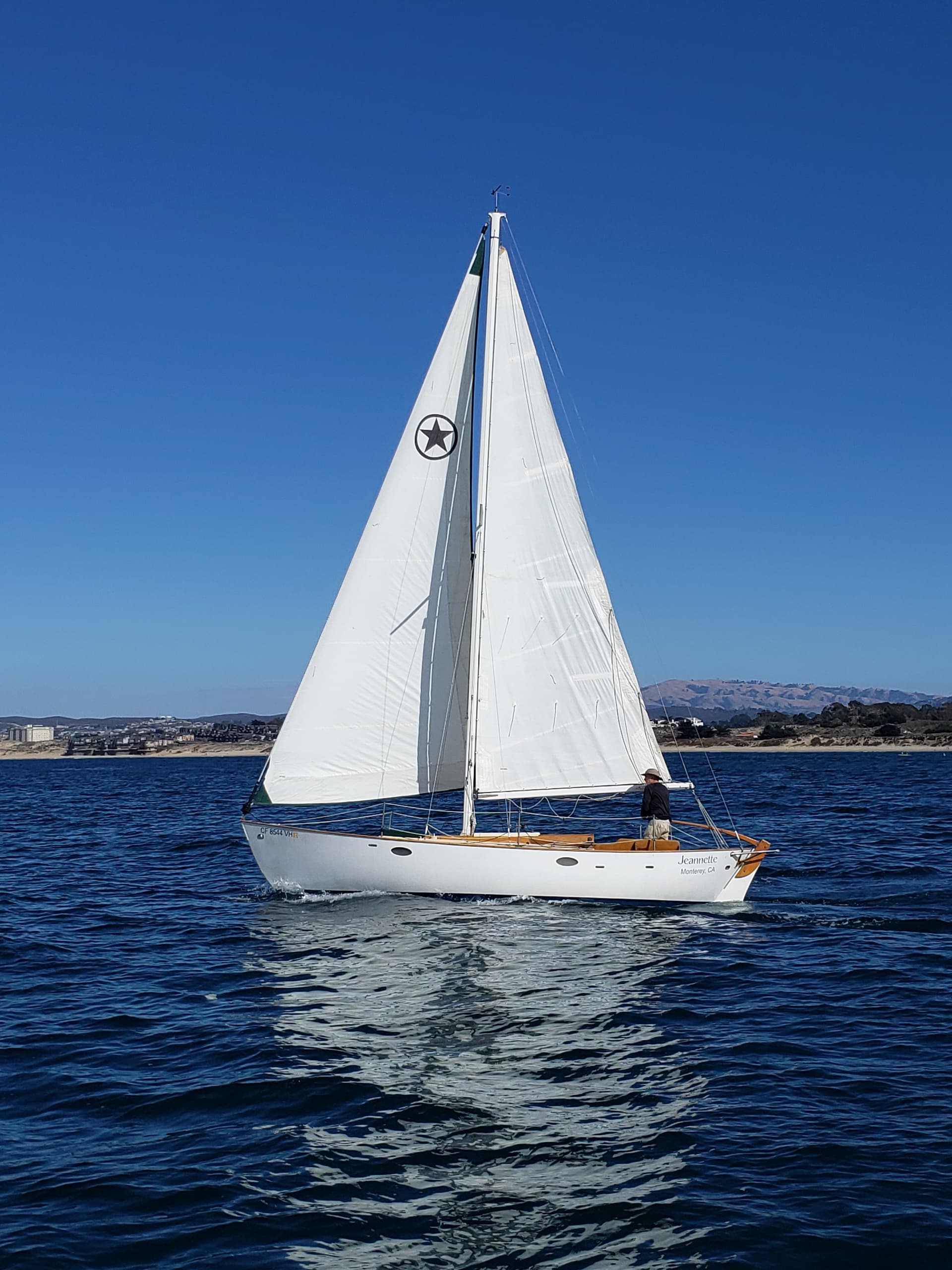 Sail Monterey on the Classic Carol 24ft Catamaran