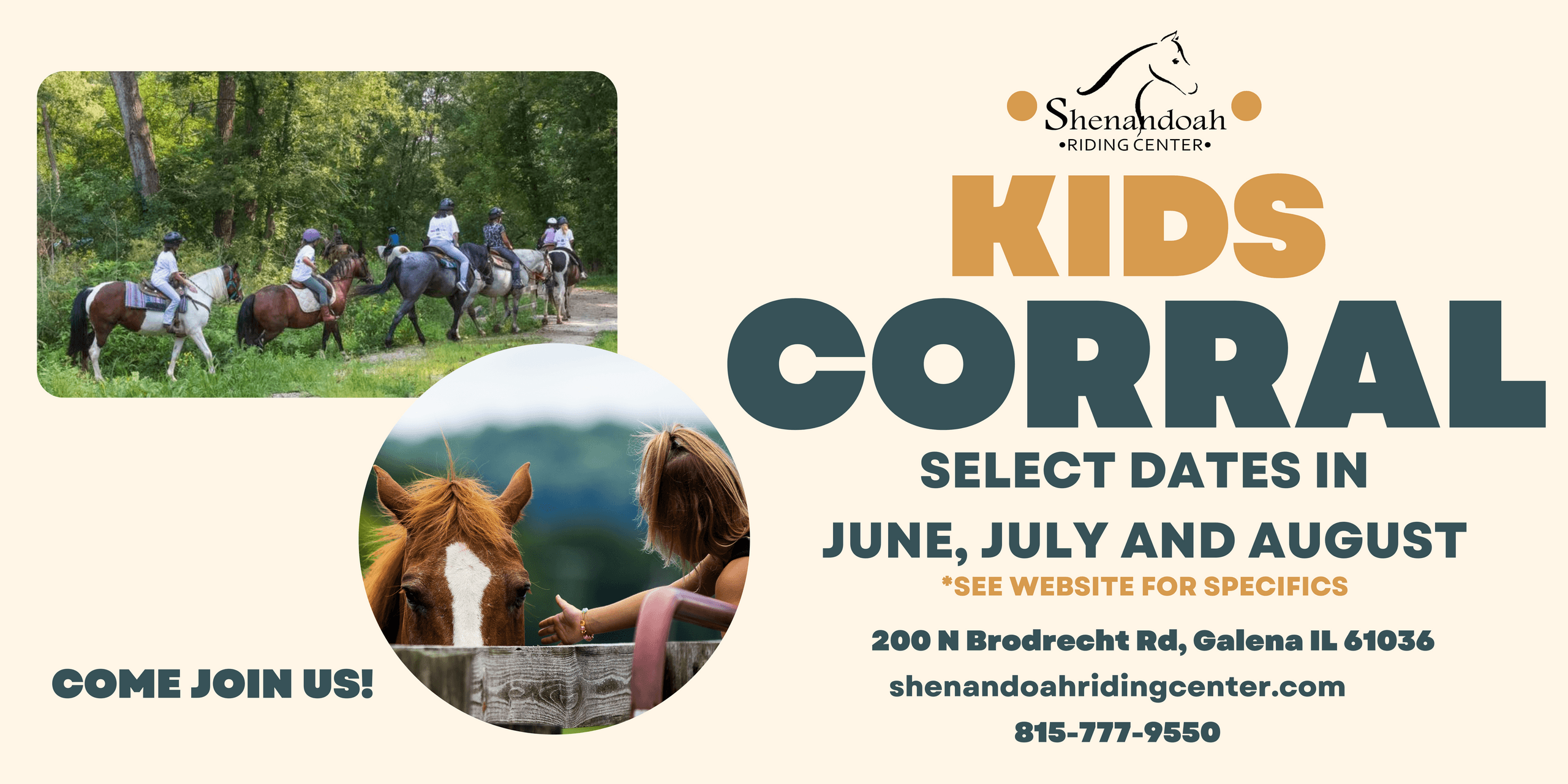Mini Riders Kid's Corral: Fun Horse Camp in Galena, IL