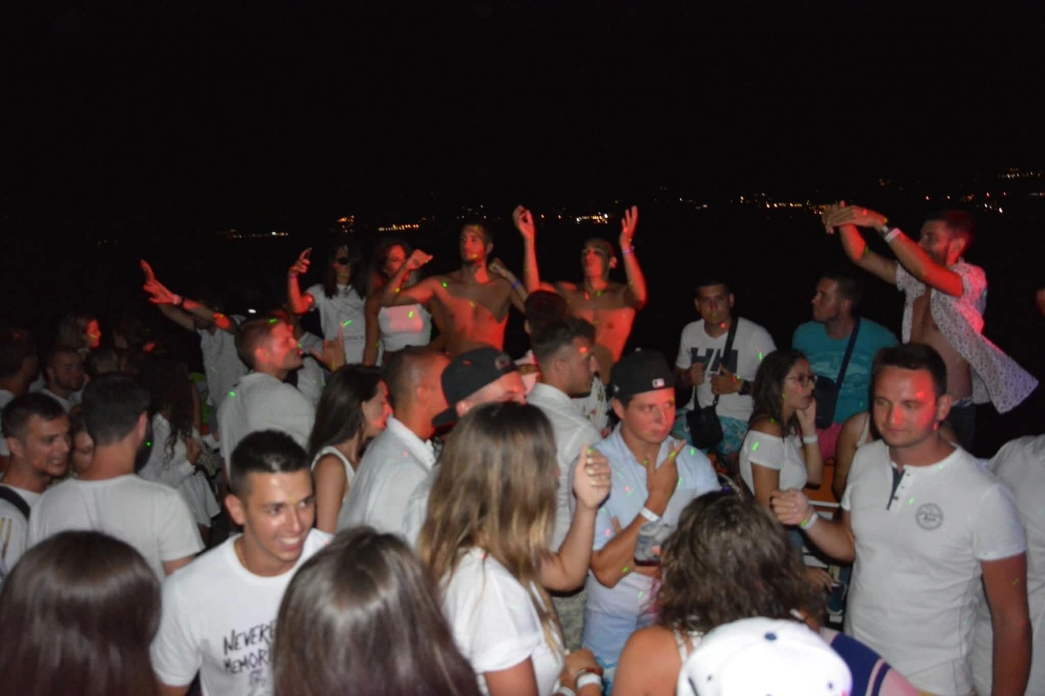 White Party: Night Cruise & Fireworks from Nydri, Lefkada
