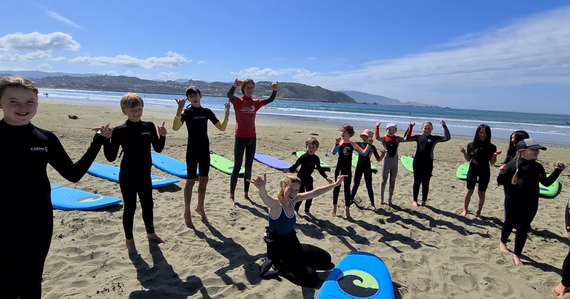 Water Activities: Kids Surf & Skate Program at Lyall Bay