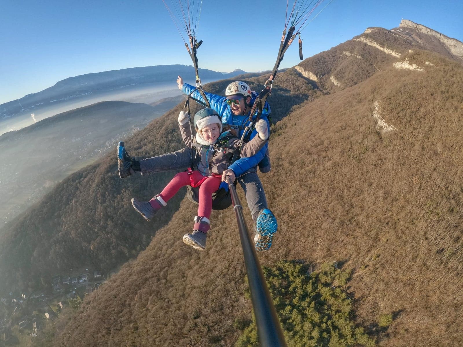 Child-Friendly Paragliding with Plein Ciel Parapente in Aix-les-Bains