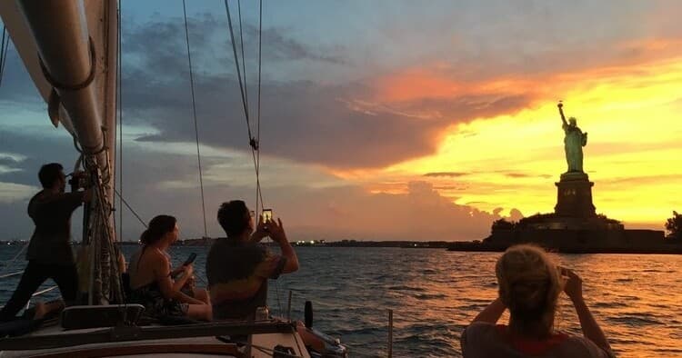 Sail New York Harbor: Iconic Landmarks & Skyline Views on a 2.5-Hour Group Sail