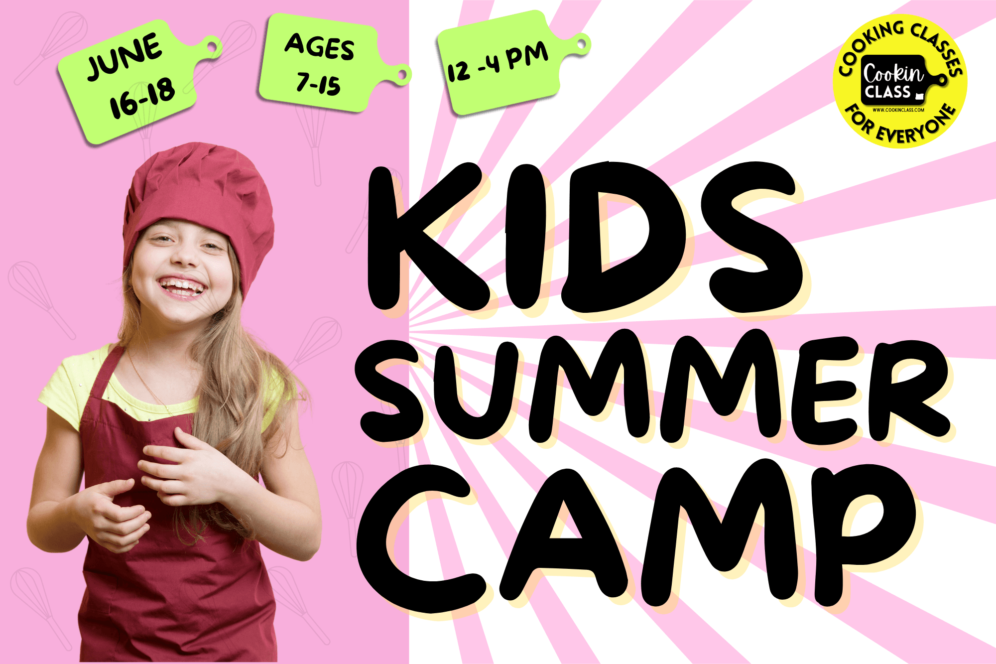 Kids Summer Camp Culinary Fun in Tigard, Oregon