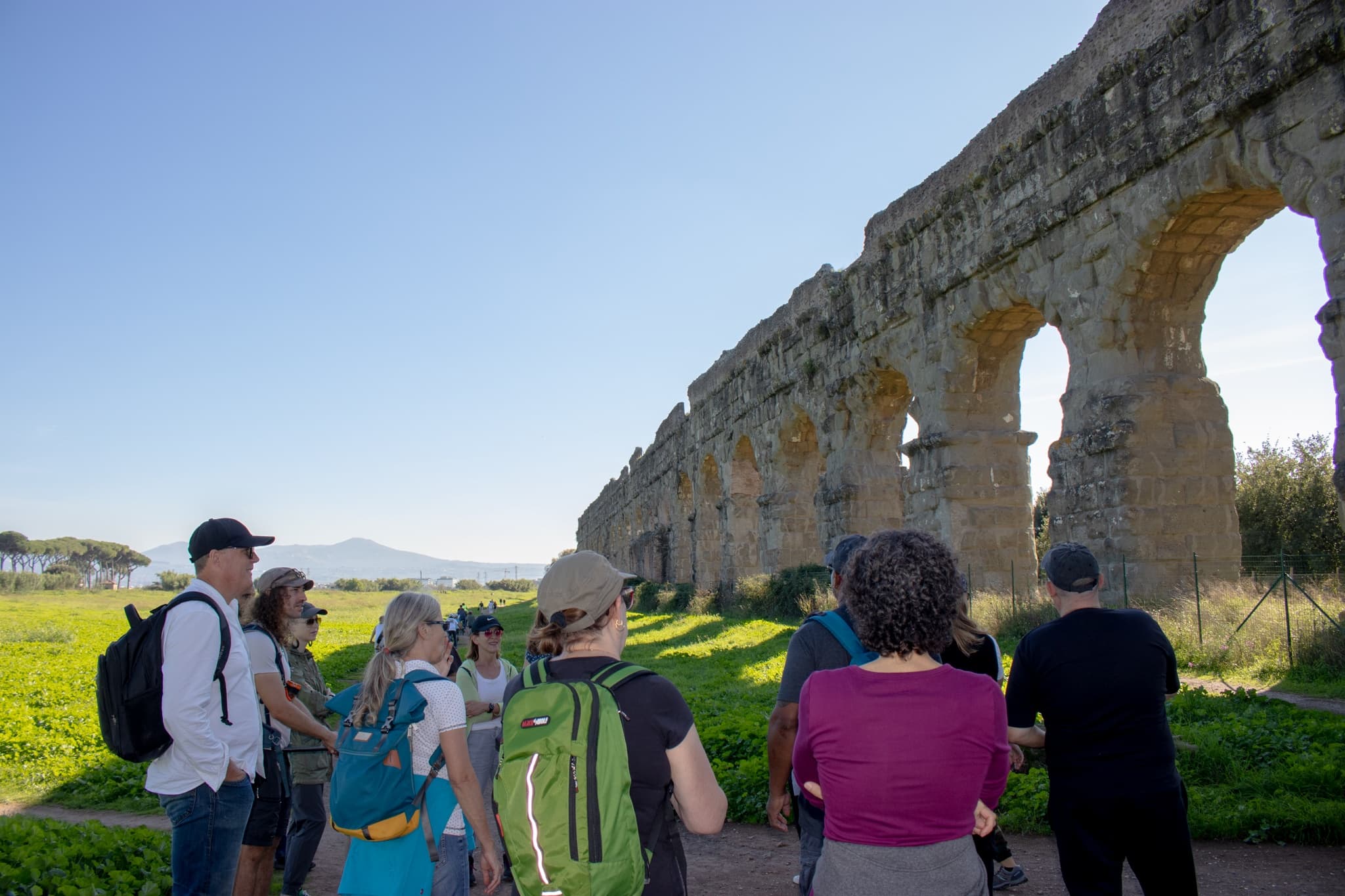 Ancient Aqueduct Hike in Rome with Nature of Sal