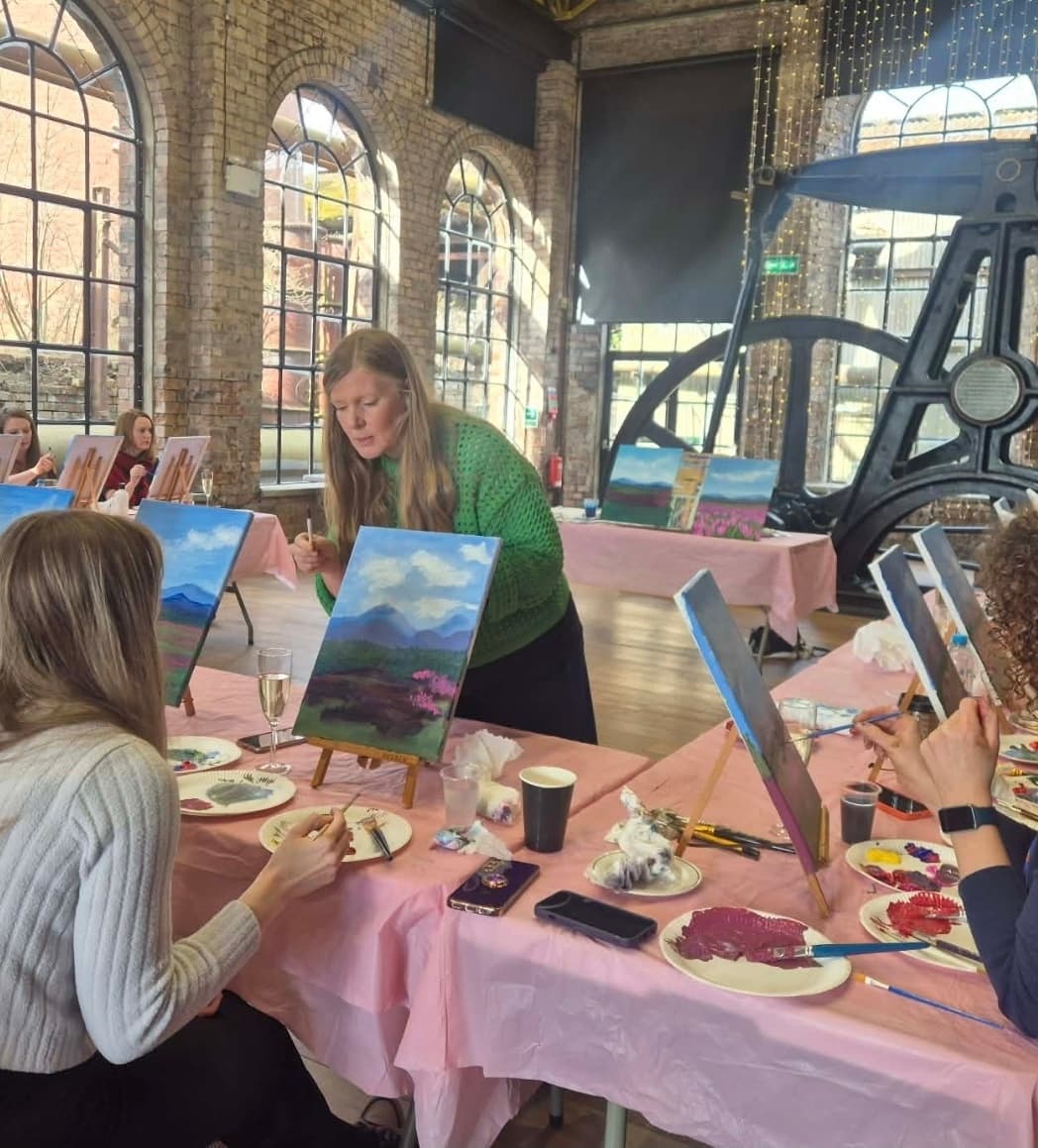Paint & Prosecco (Autumn): Sip, Paint, and Explore the National Mining Museum Scotland