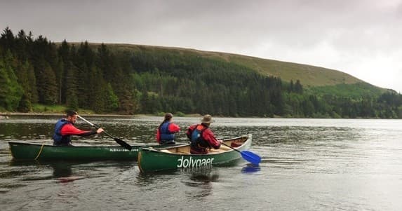 Canoeing Adventures at Parkwood Outdoors Dolygaer