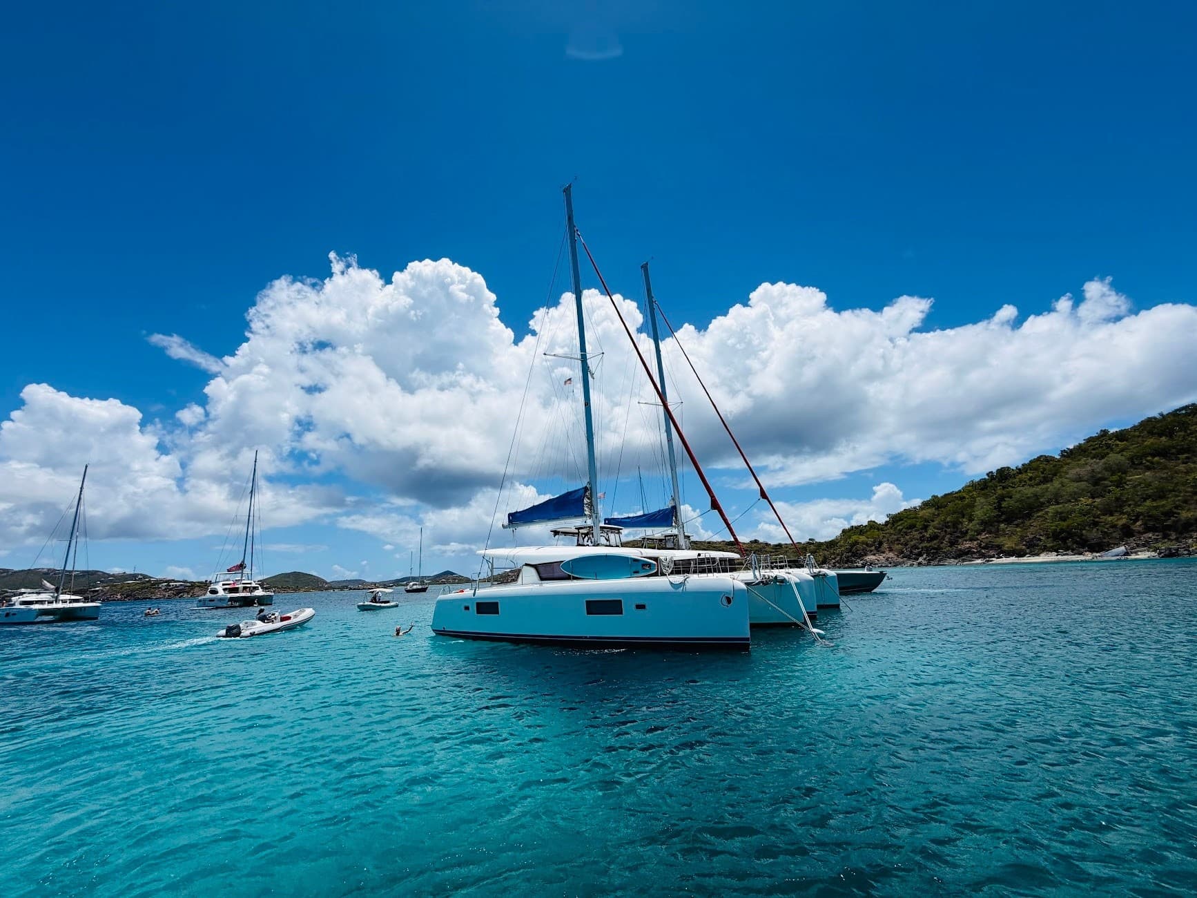 Private Day Sail on Kai Lana: Catamaran Charters from St. Thomas to St. John