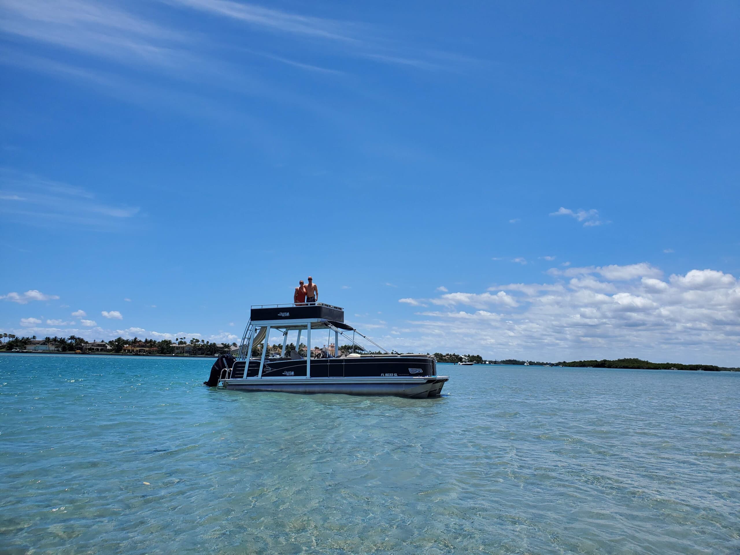 Peck Lake Double-Decker Pontoon: Private Charter with Slide in Jupiter, FL