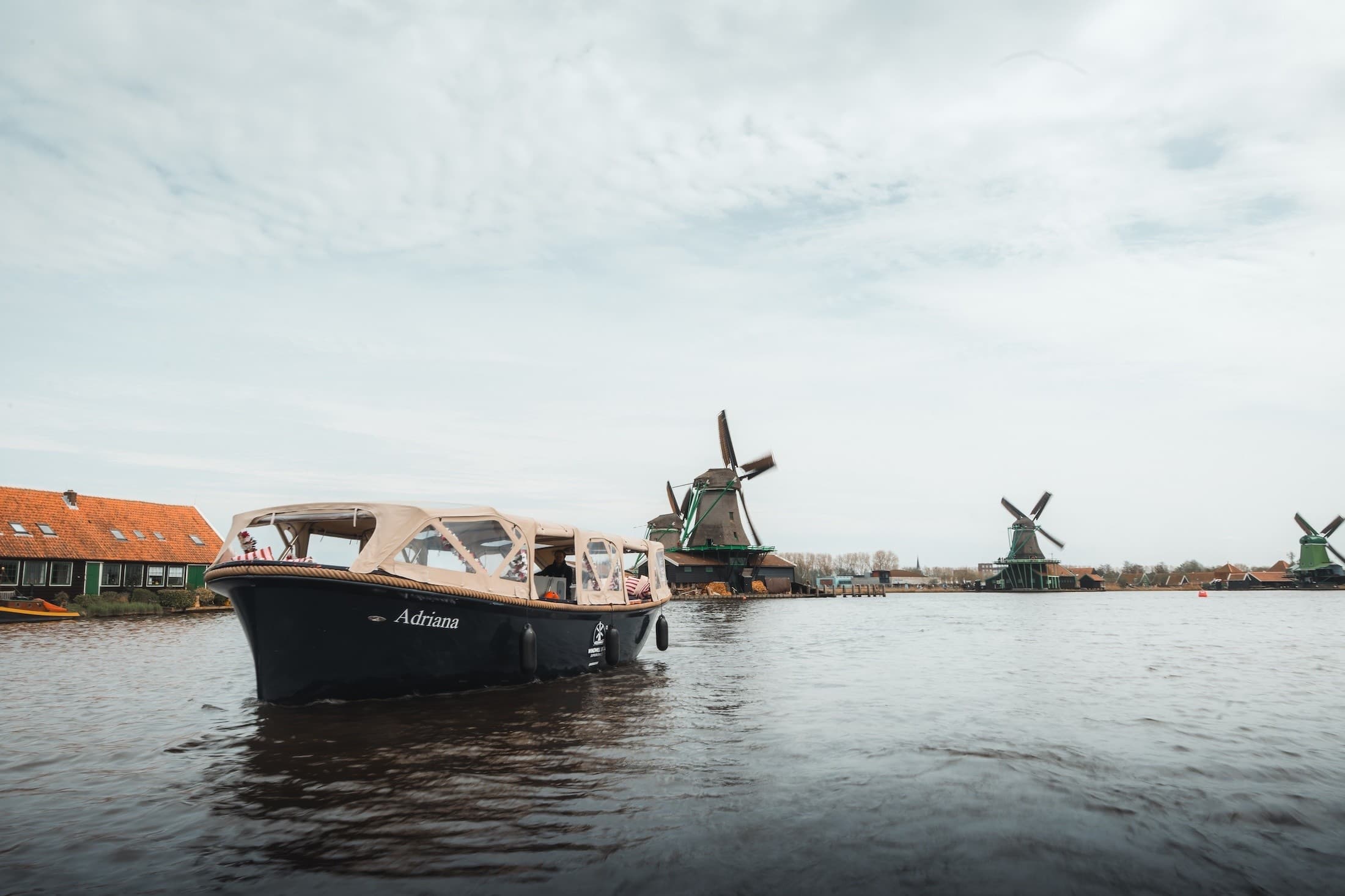 Zaanse Schans by Water: Windmill Boat Experience in Zaandam