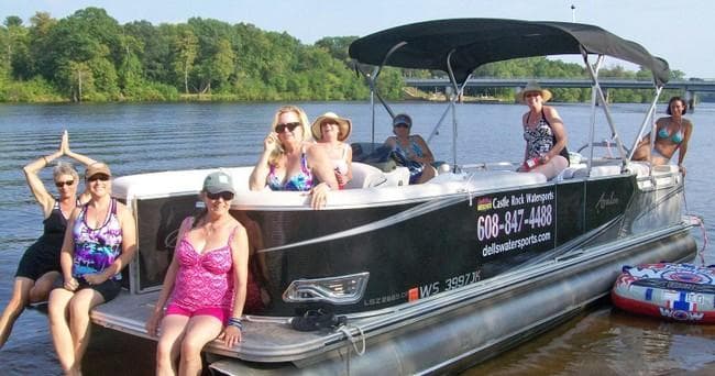 Pontoon Adventures on Castle Rock Lake, Mauston WI