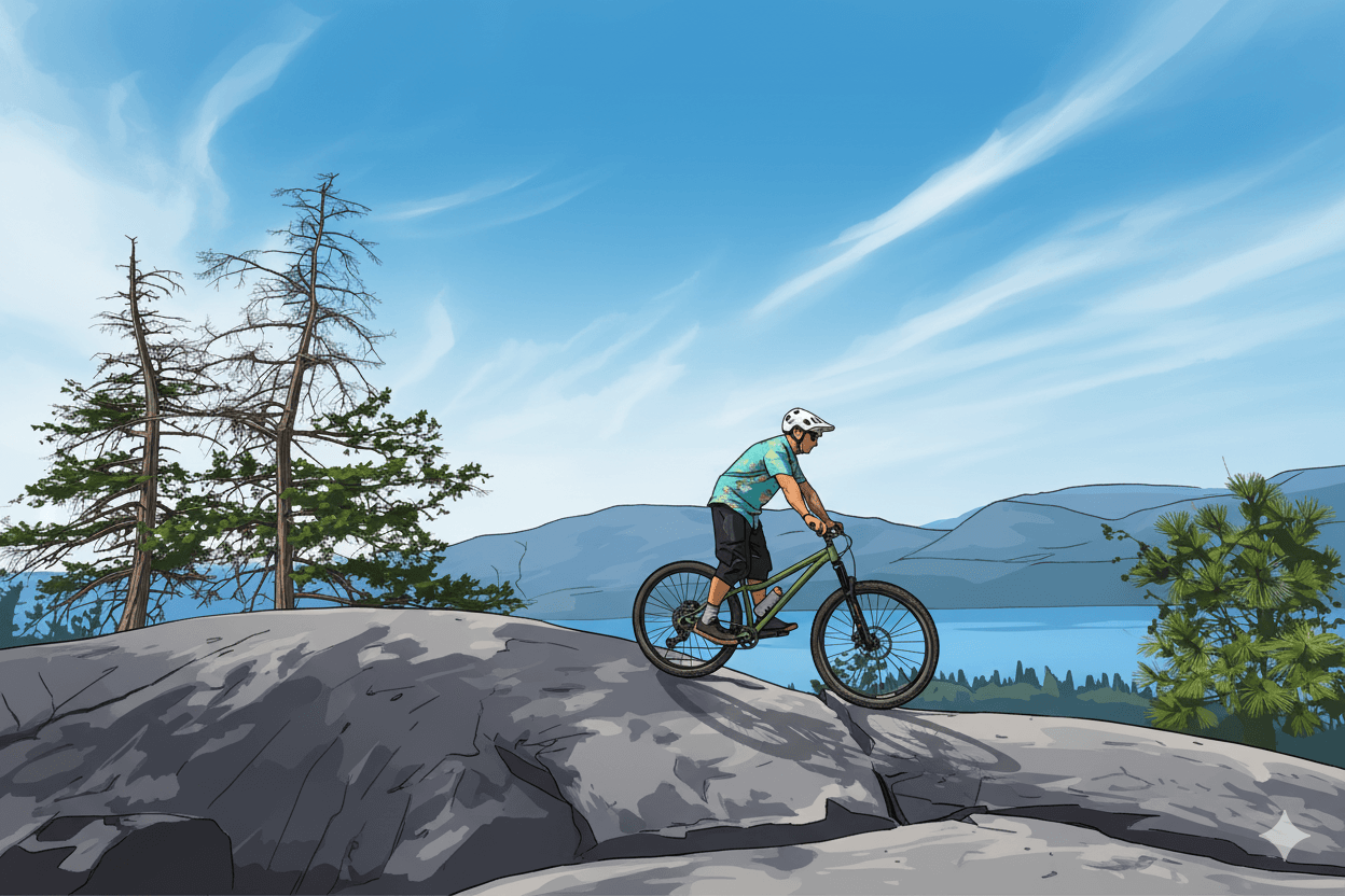 Kelowna Private Intro to Mountain Biking: Learn Trail Skills in 2 Hours