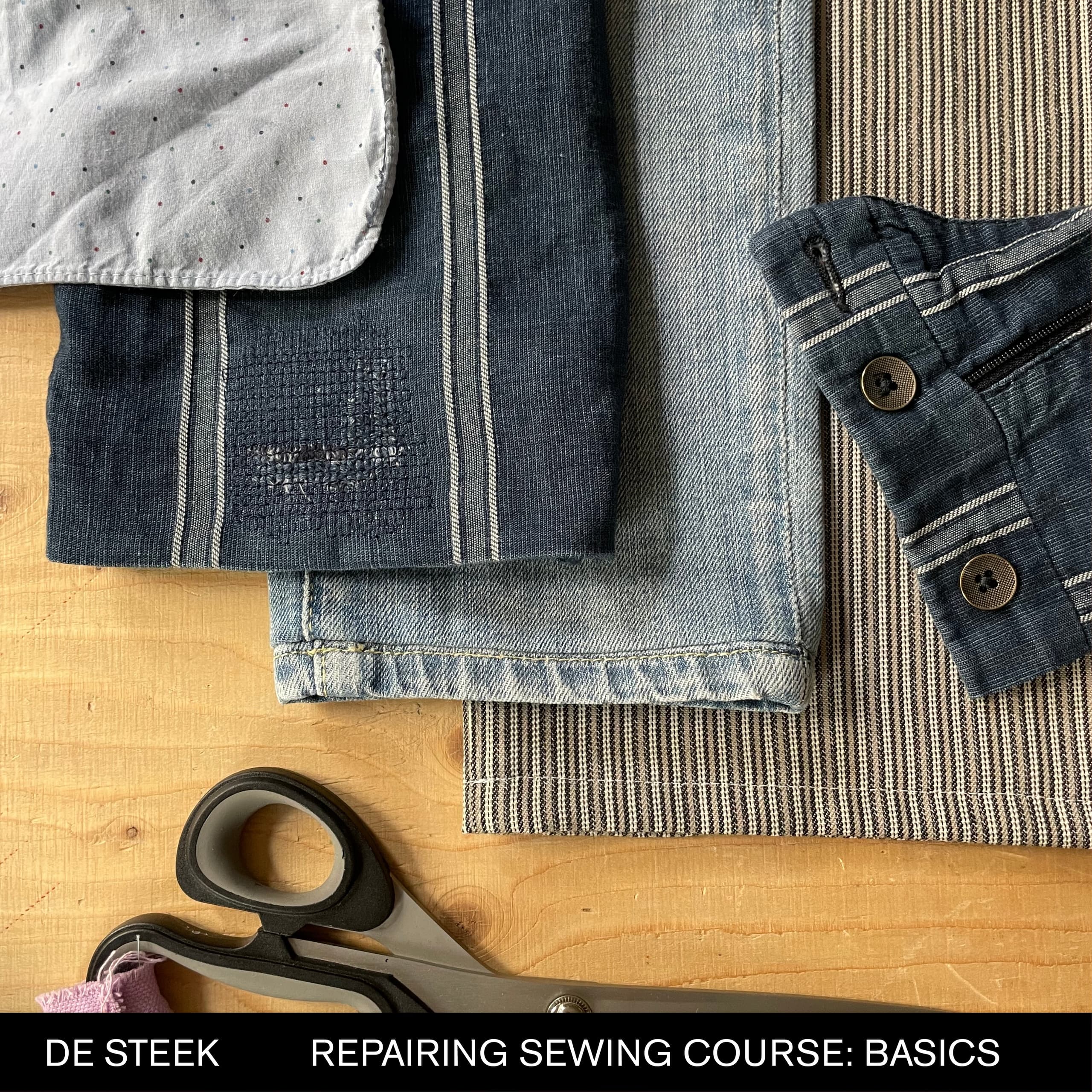 Clothing Repair Workshop with De Steek in Amsterdam West