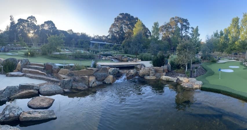 Mini Golf Fun at Yallingup Maze, Western Australia