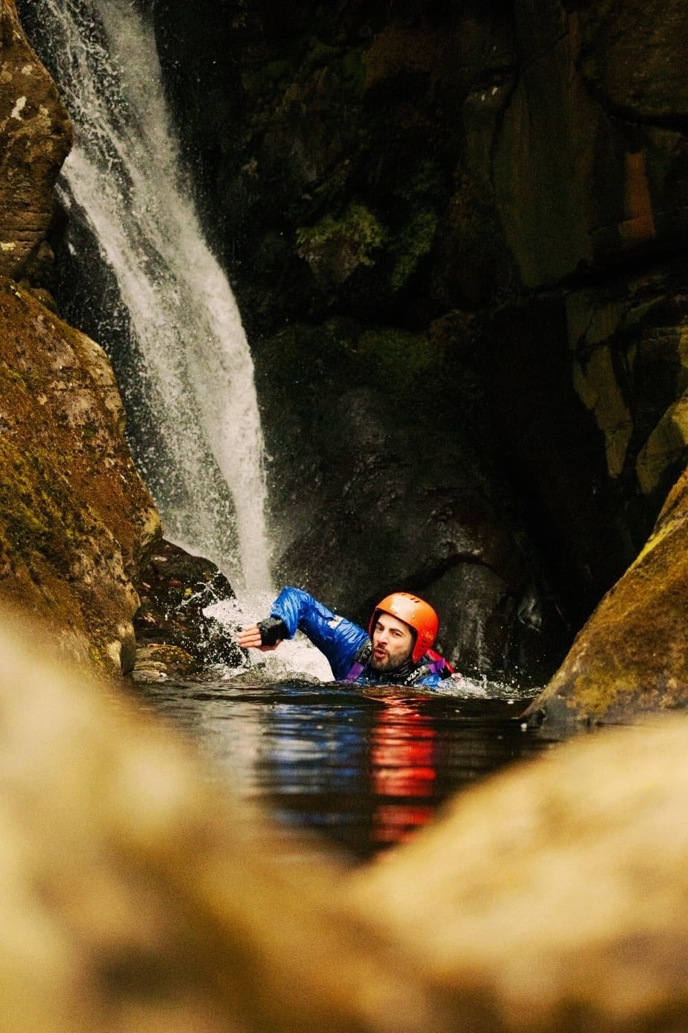 Gorge Walking Adventure with Whitewater Active in Cynwyd, Wales