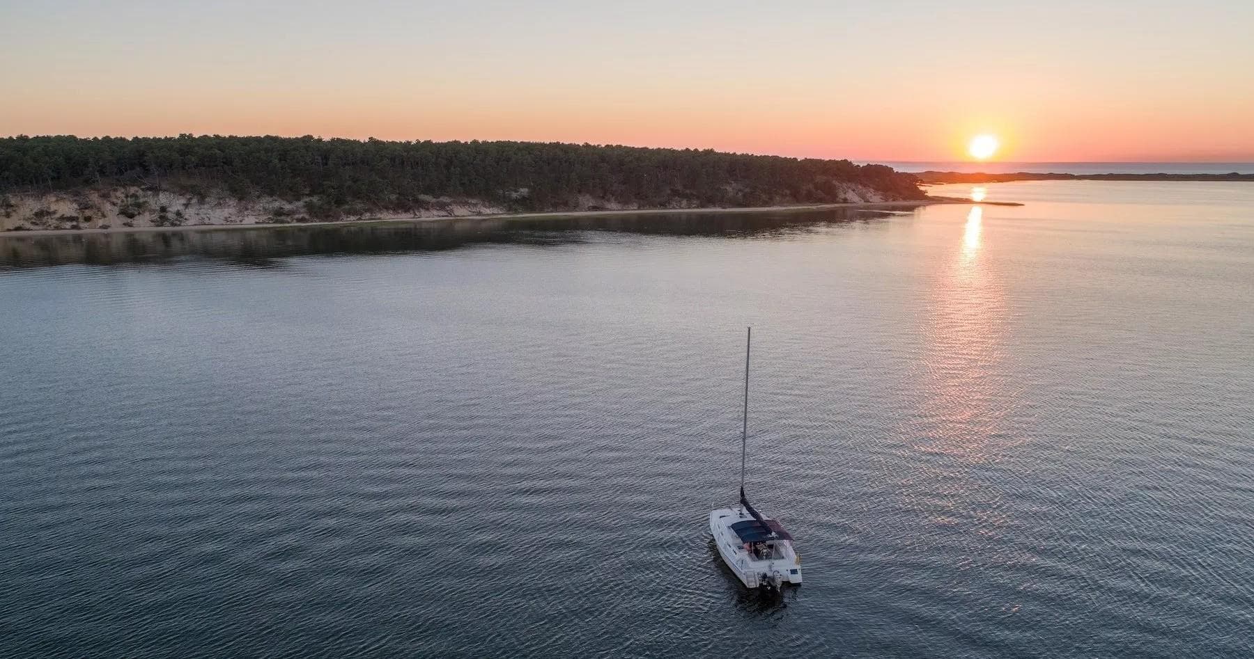 Sunset Cruises with Cape Cod Catamaran in Wellfleet
