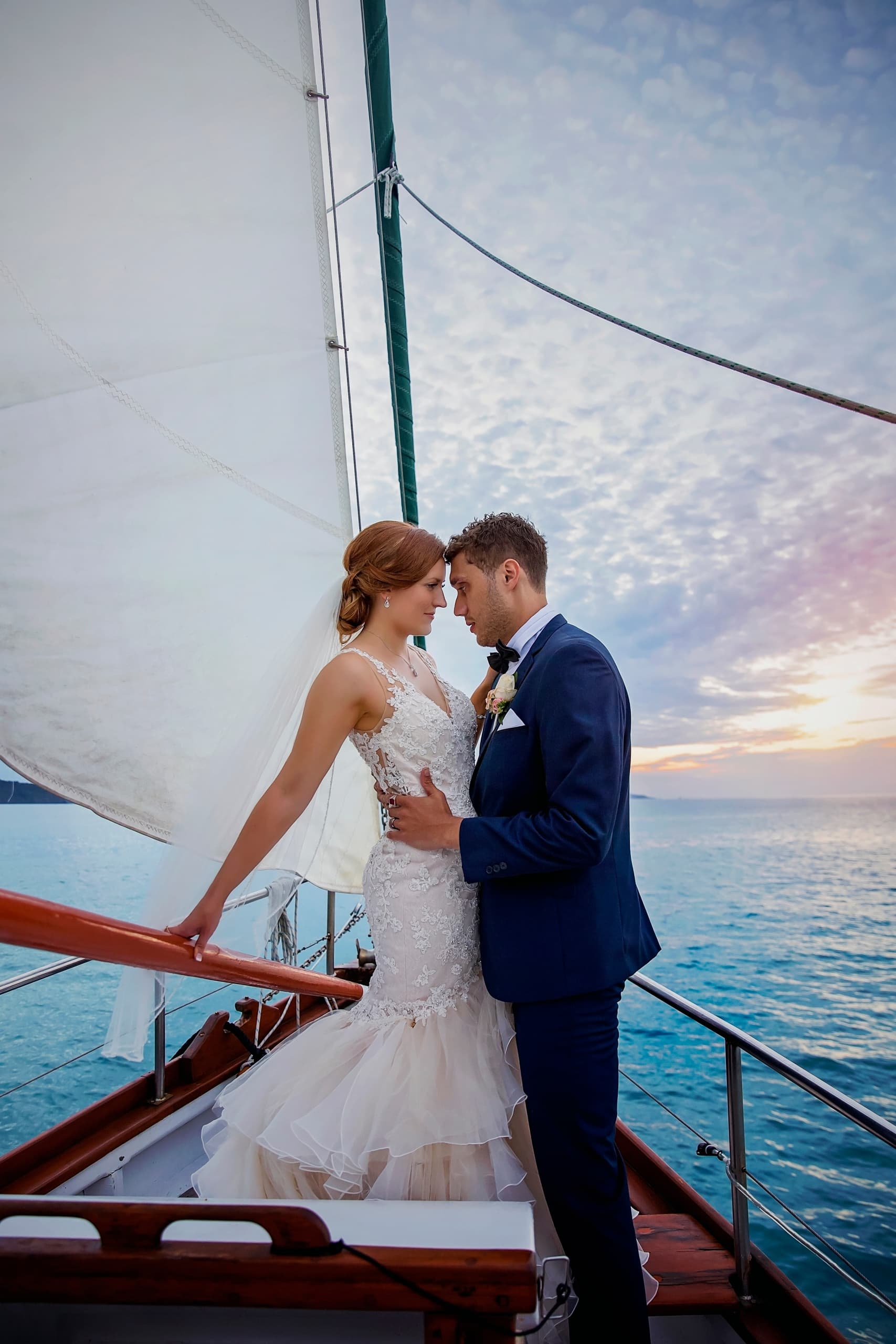 Sunset Tallship Weddings with Whitsunday Sailing