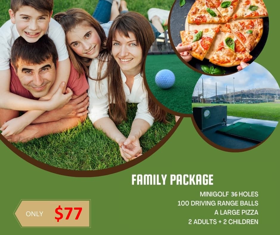 FAMILY PACK $79 | Golf in Christchurch | 