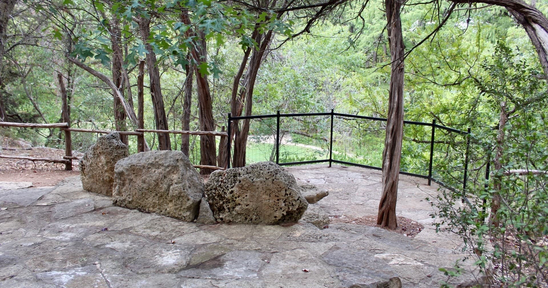Overlook Vantage Point at Blue Hole Regional Park, Wimberley TX
