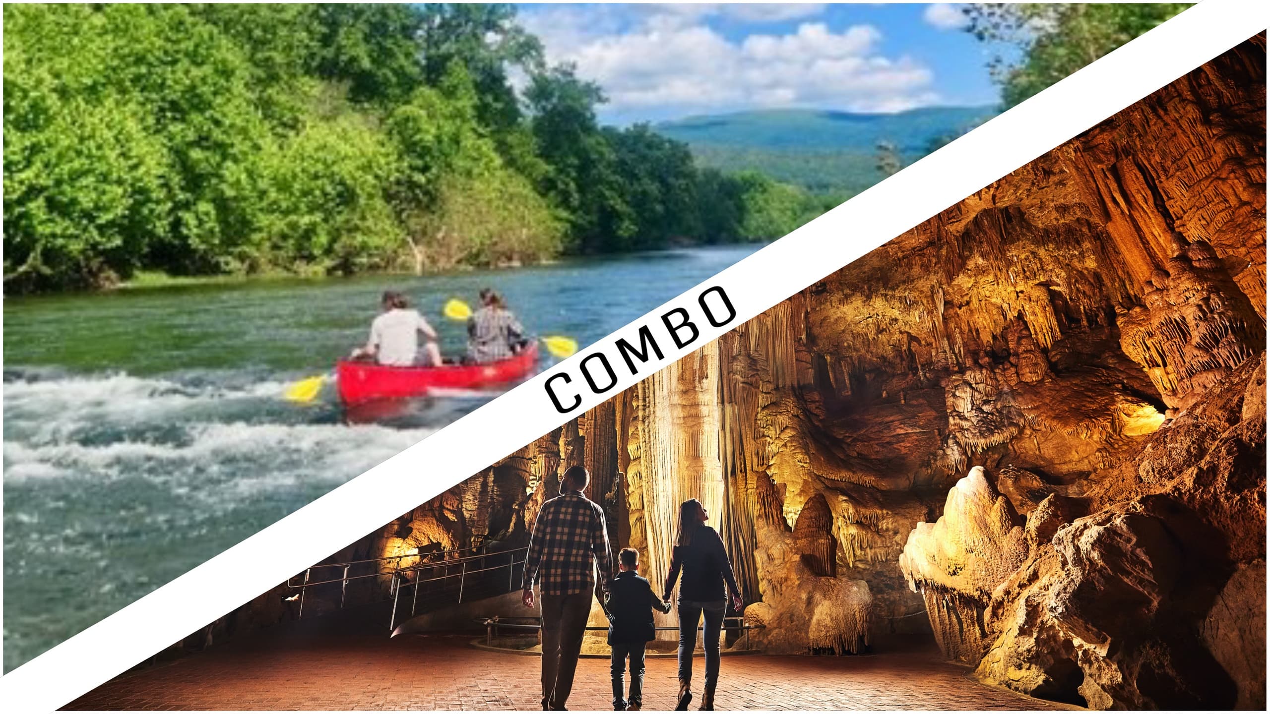 Shenandoah River Outfitters: Beginner River Day & Luray Caverns Combo
