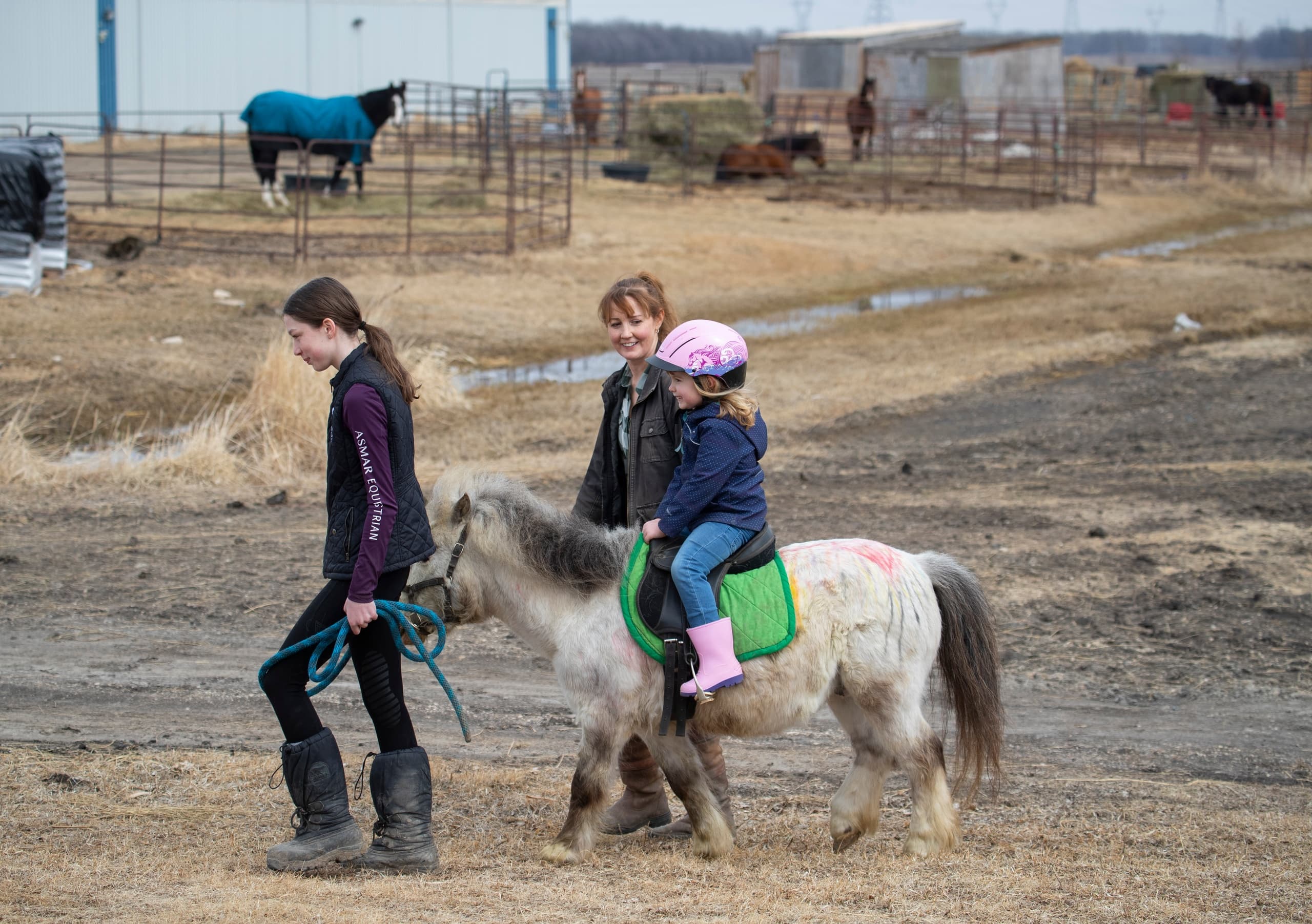 Family Spring Break at the Ranch: Horse Rides, Petting Zoo and Hayrides Near Winnipeg
