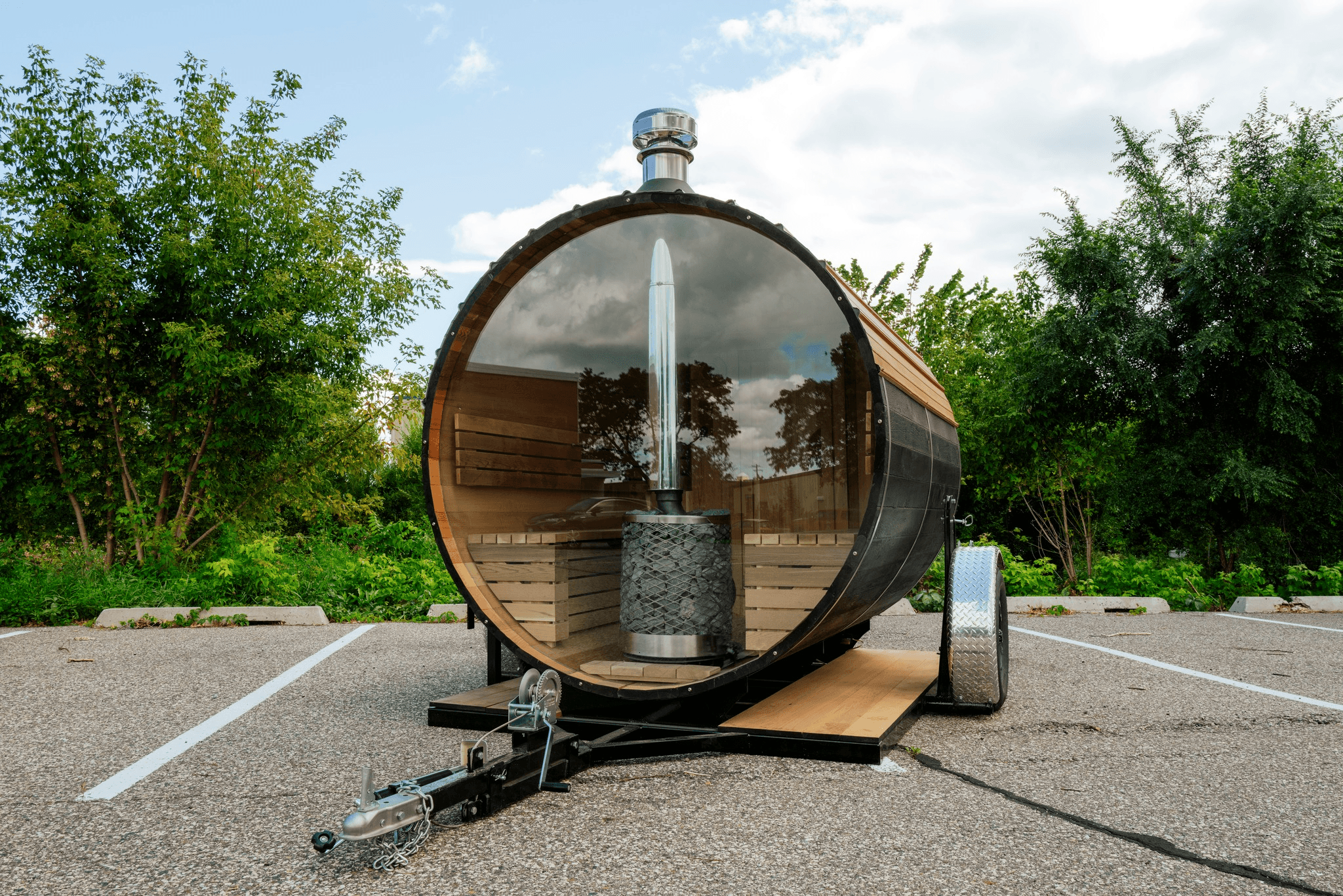 Mobile Wood-Fired Sauna Rentals Near Green Bay, Wisconsin