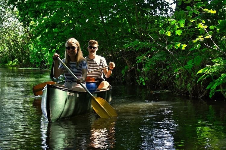 Luhe River Canoe Tour: Wetzen to Bahlburg 19 km Paddle in Lower Saxony
