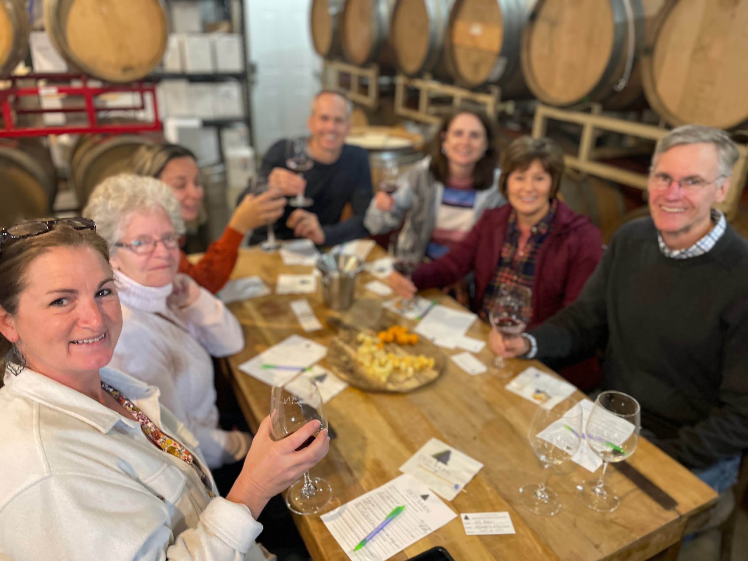 Winery and Cellar Tour at Old Barn Winery, NC