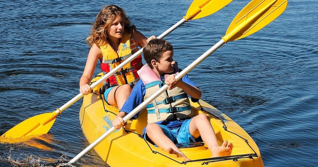 Kayaking at Blue Mountain Lake | Double Kayak Rentals