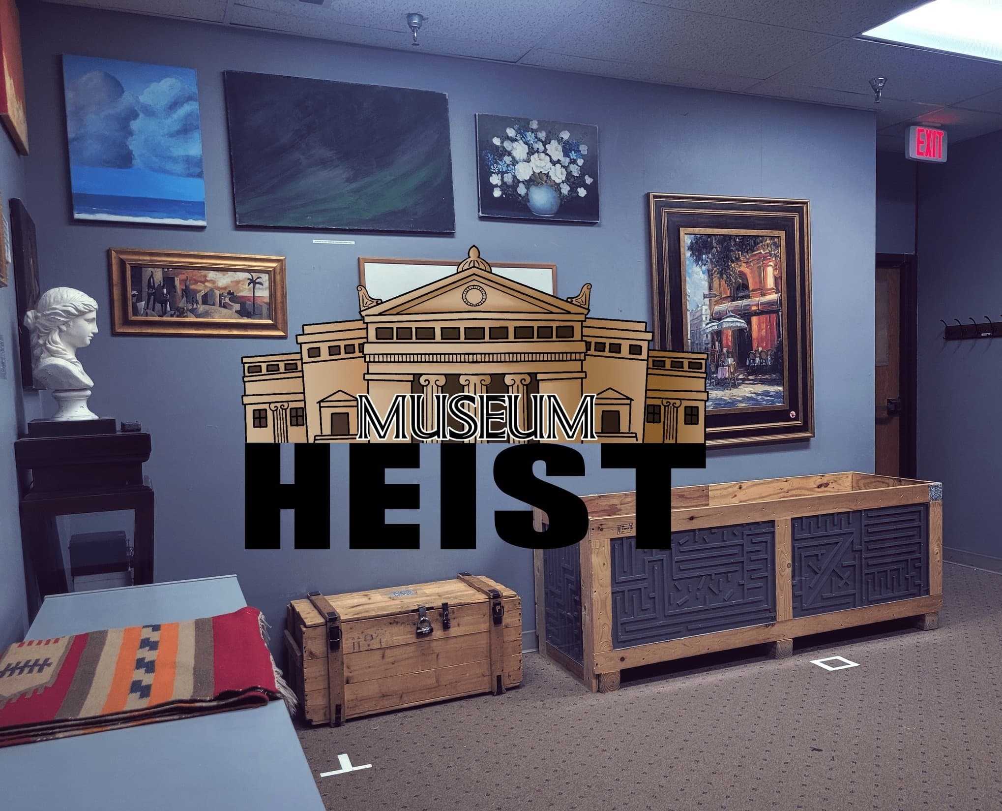 Museum Heist Challenge with Troubled Puzzles Escapes in Naperville