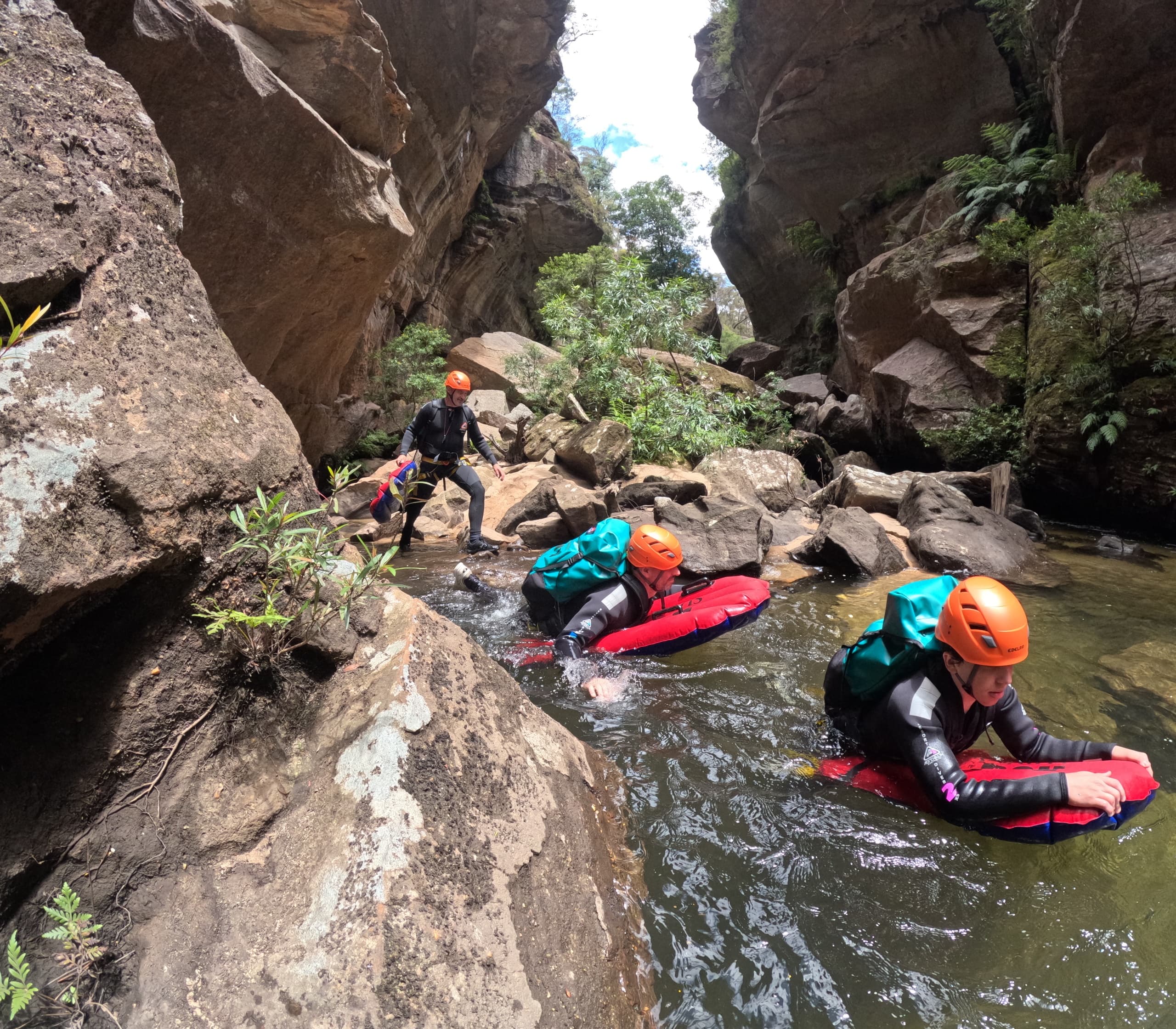 Canyoning Adventure with Wollemi Wanders Pty Ltd in Wollangambe Canyon