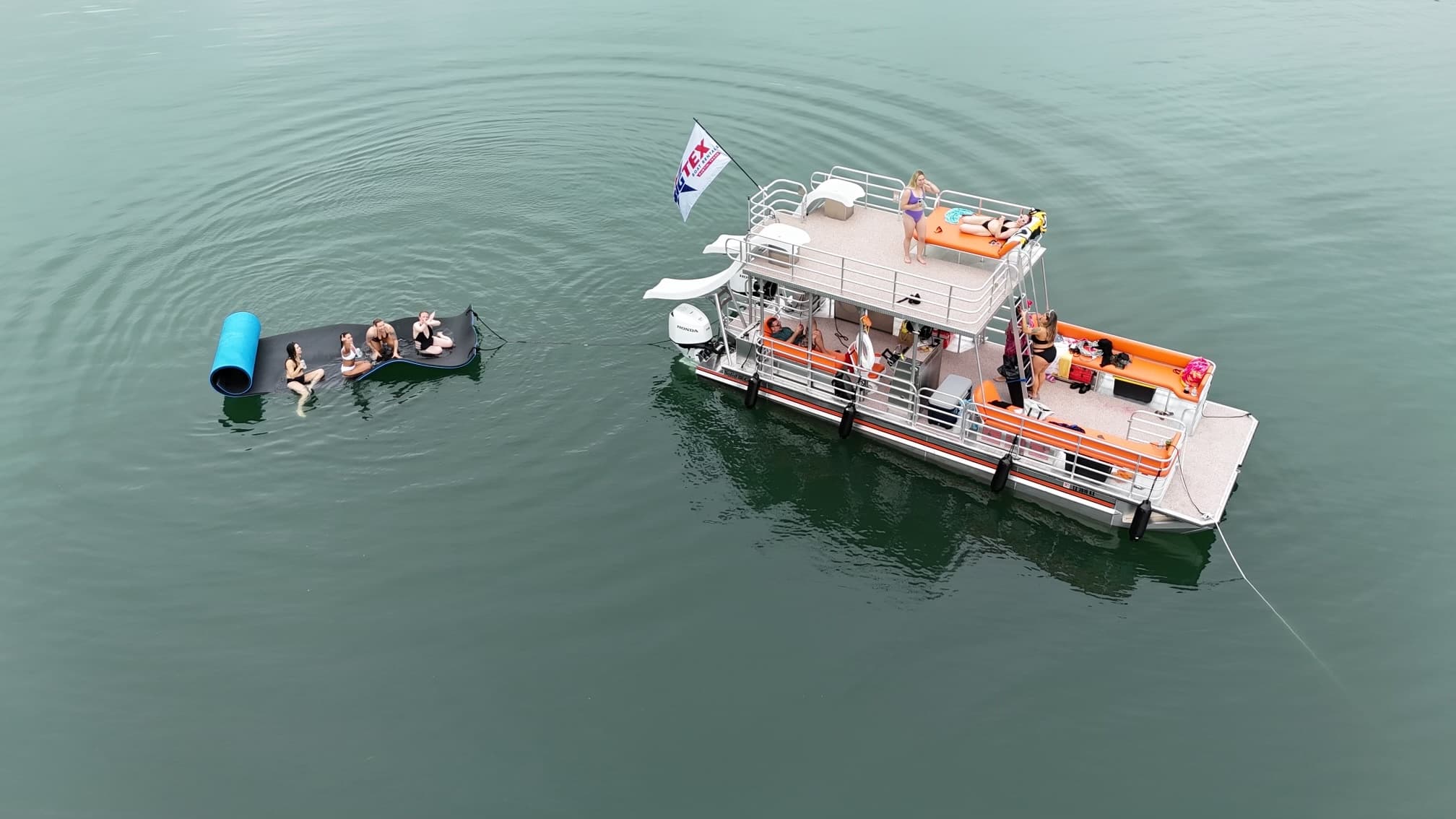 Luxury Party Barge Rental on Lake Travis in Austin, TX