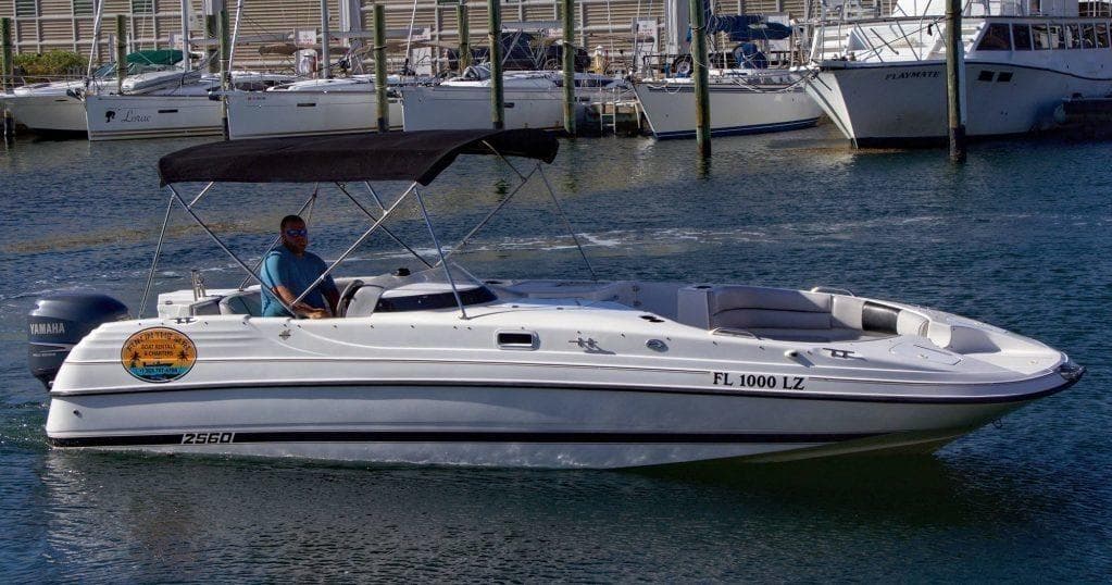 26 Ft Century Deck Boat Rental in Key West, Florida