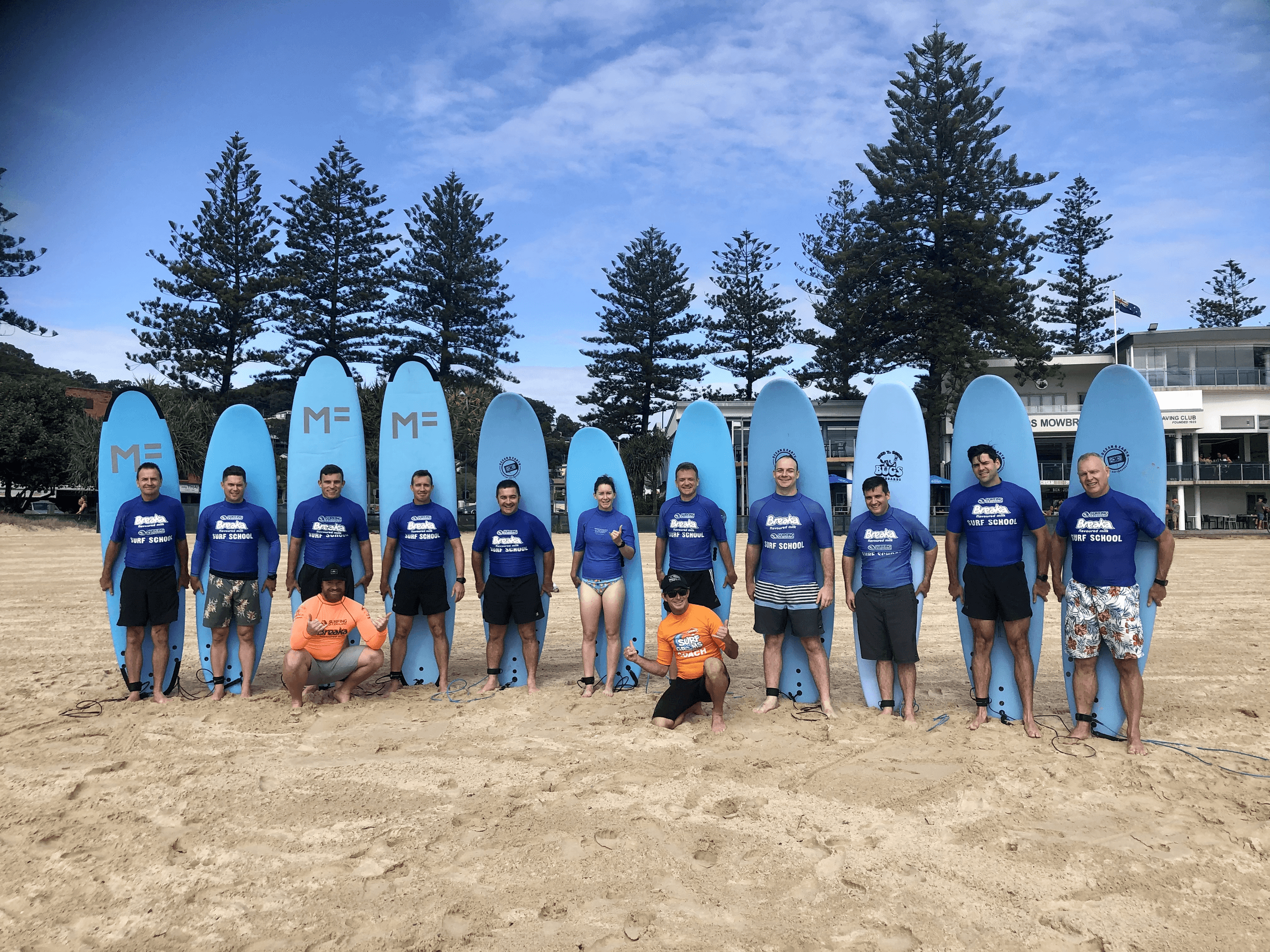 Beginner Surfing Lessons at Godfathers of the Ocean in Burleigh Heads