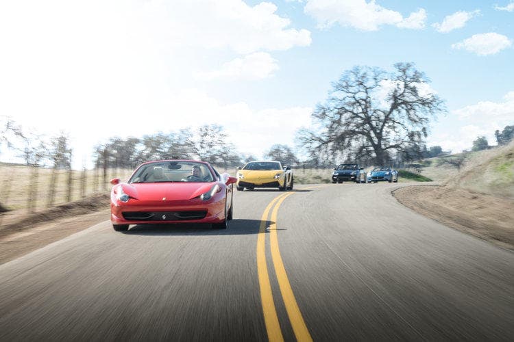 100 Mile Exotic Car Tour Through California’s Fresno