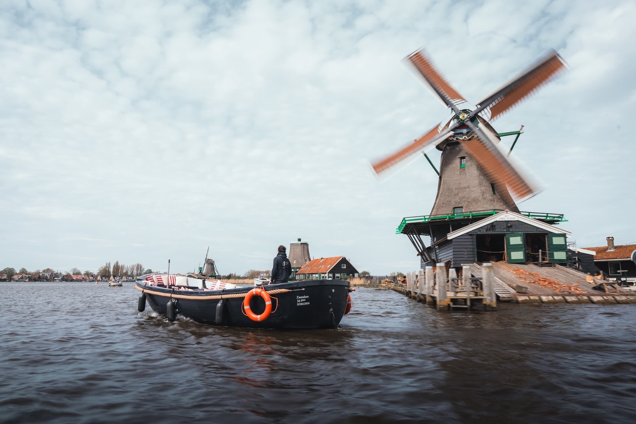 Zaanse Schans by Water: Windmill Boat Experience in Zaandam photo 1
