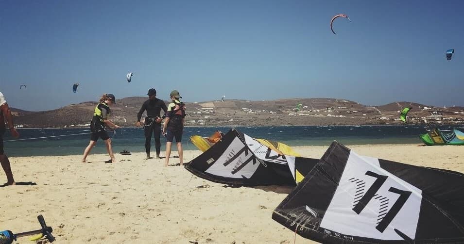 Water Activities with Paros Kite Pro Center