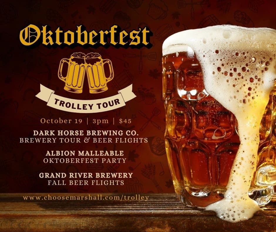 Experience the Oktoberfest Trolley Tour in Marshall, Michigan: A Craft Beer Celebration on Wheels