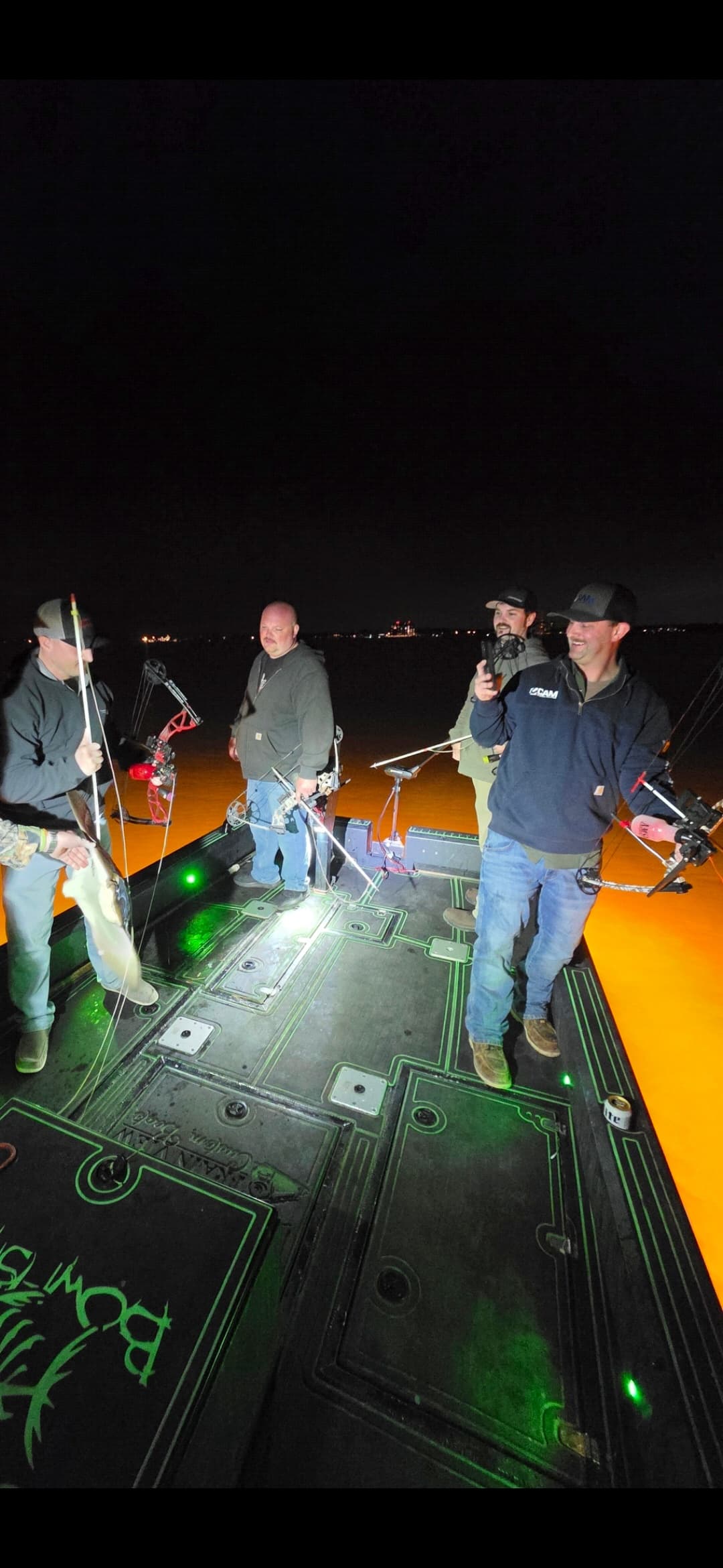 Night Bowfishing on the Gulf of America: Orange Beach Guided Charters