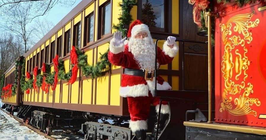Festive Santa Express Train Ride at Stone Gables Estate