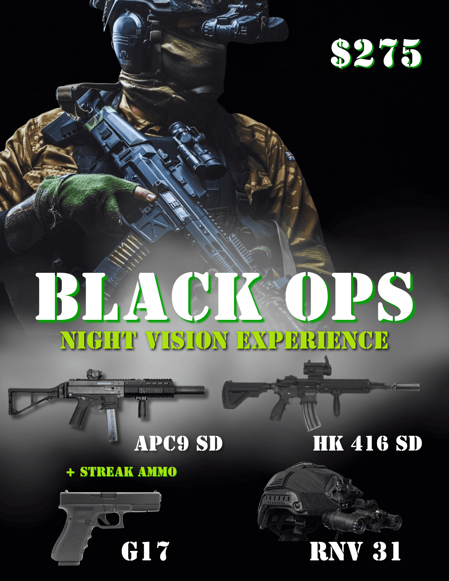 Night Vision Adventure at Texas Gun Experience