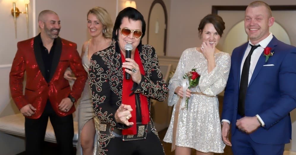 Wedding Adventures at Elvis-Themed Chapel in Vegas